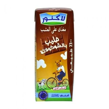 Lacnor Milk Chocolate 180Ml, 32 Pieces Per Carton